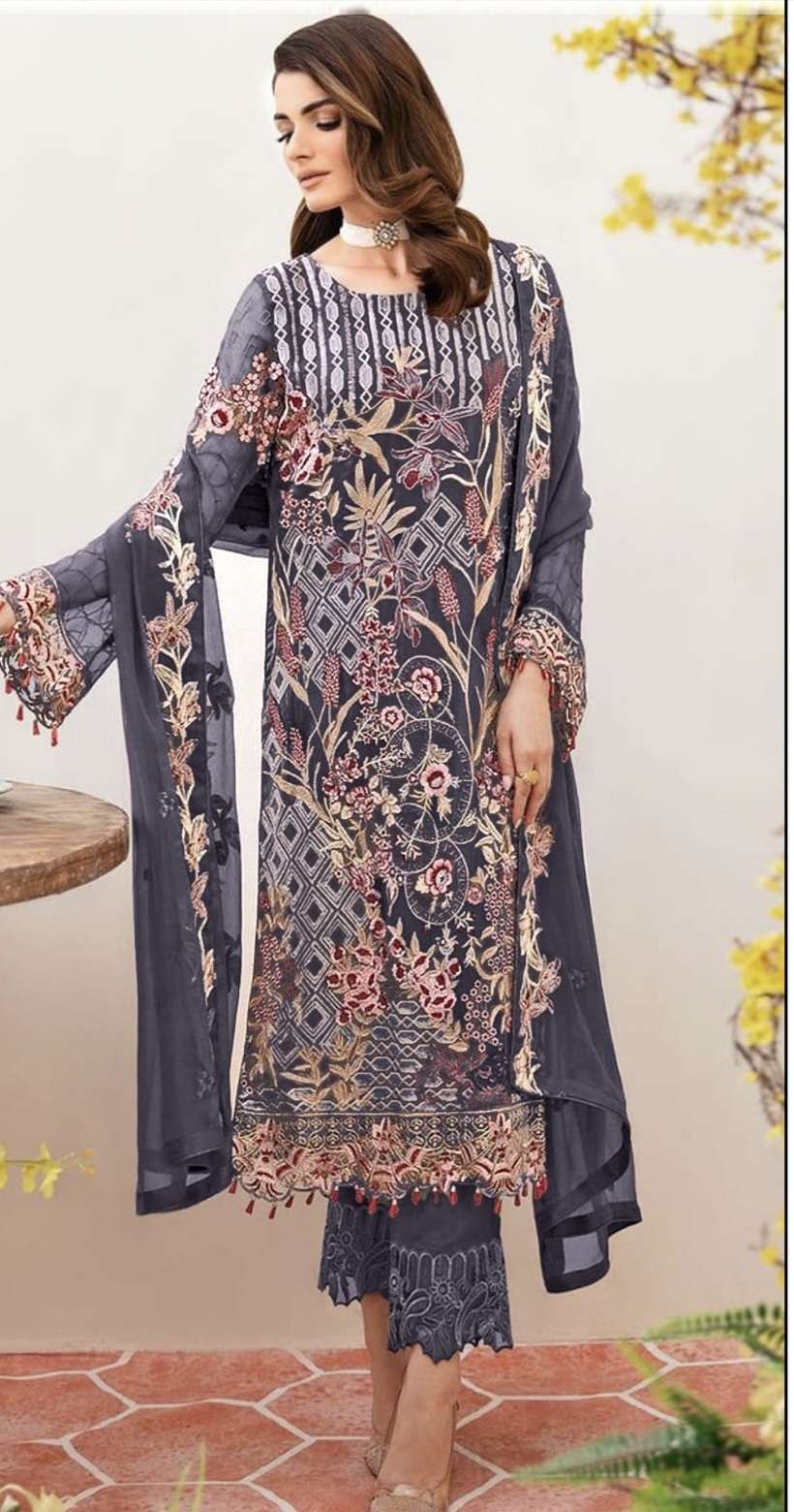 D NO S 255 A TO D by SERINE suit collection manufacturer Surat 