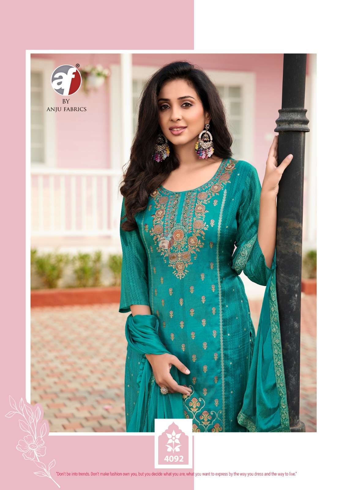 DASTOOR Vol 7 Kurti Pant Dupatta collection manufacturer Surat 