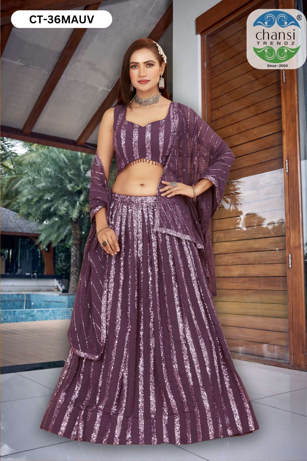 DESIGN NO 36 by CHANSI TRENDZ lehenga choli collection manufacturer Surat 