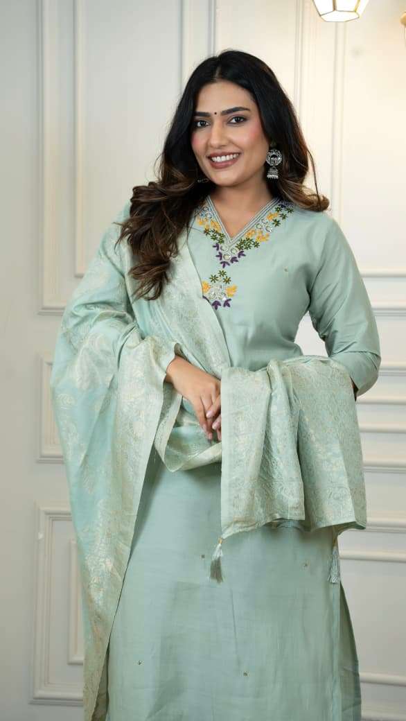 Designer Kurti Pant Dupatta Collection manufacturer Surat 