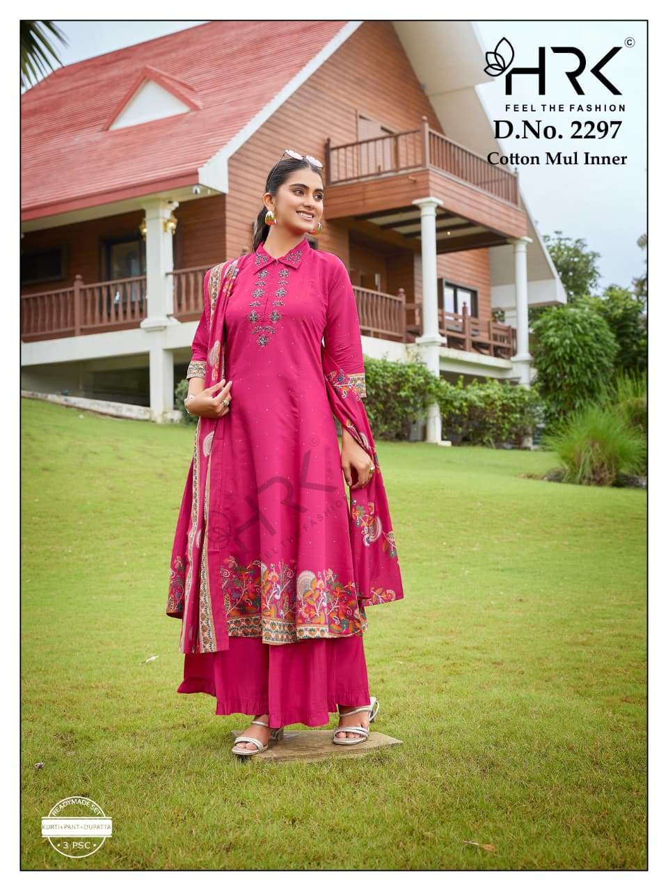 Dno 2097 2297 by HRK suit collection manufacturer Surat 