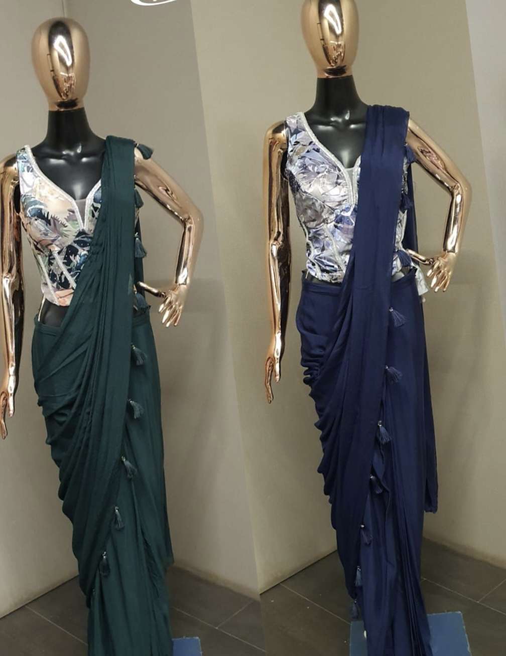 Dreap saree over Crape saree collection manufacturer Surat 