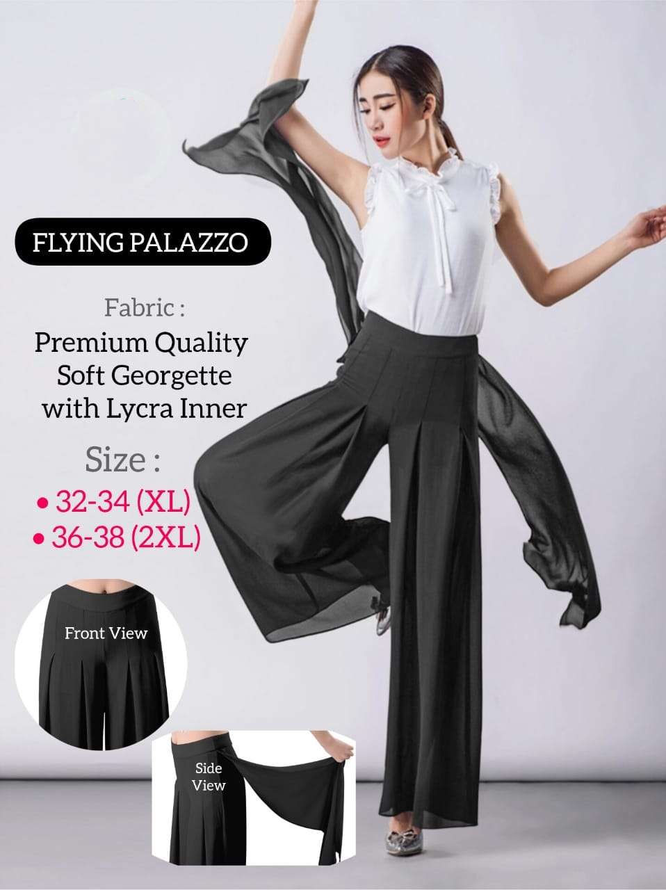 FLYING PALAZZO pants collection manufacturer Surat 