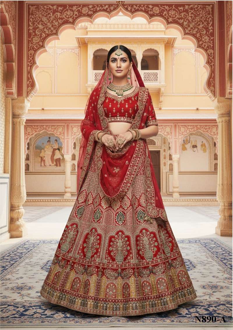GHUNGHAT VOL 01 by MAHOTSAV lehenga collection manufacturer Surat 