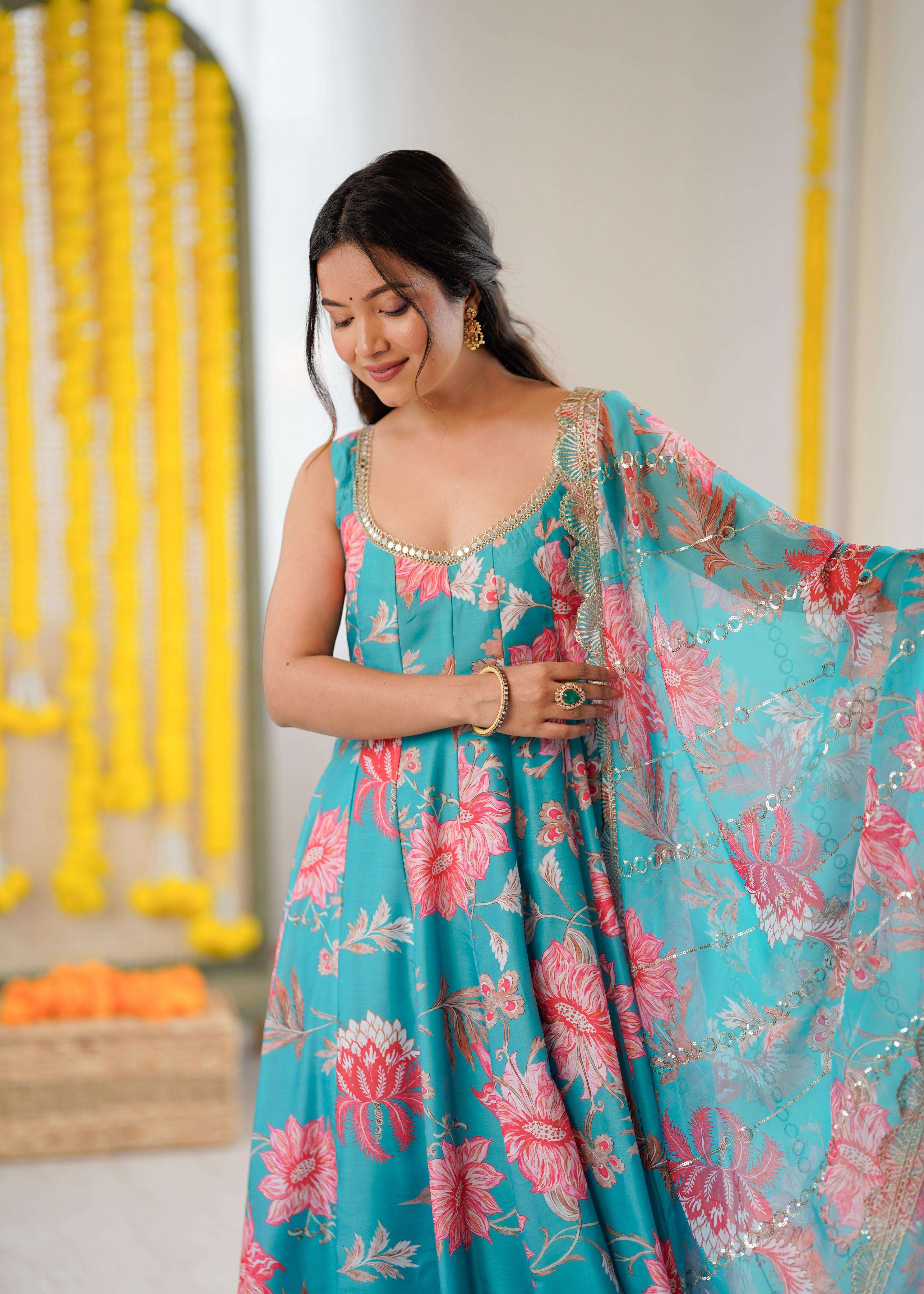 Gown Dupatta pant Collection manufacturer Surat 