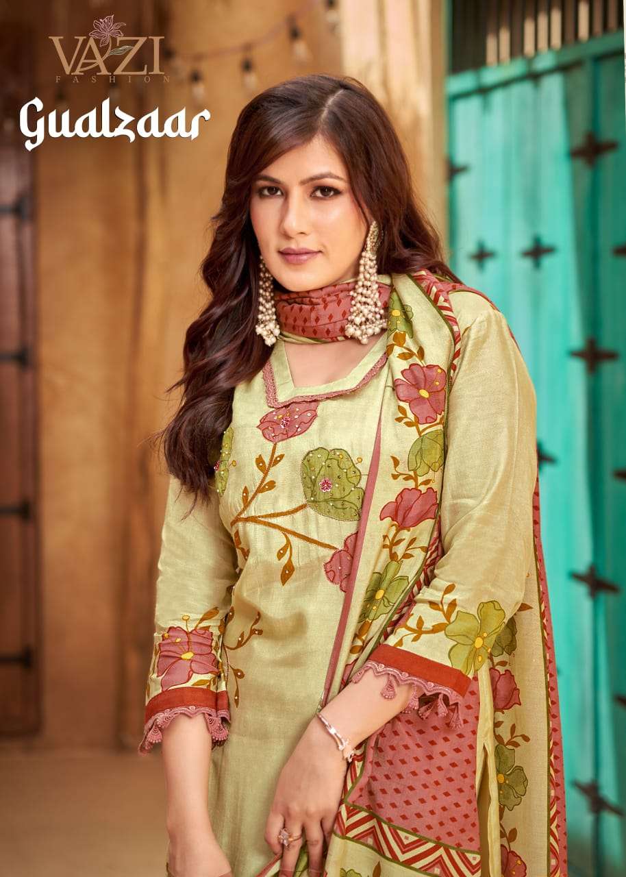 Gualzaar by Vazi Fashion Suit collection manufacturer Surat 