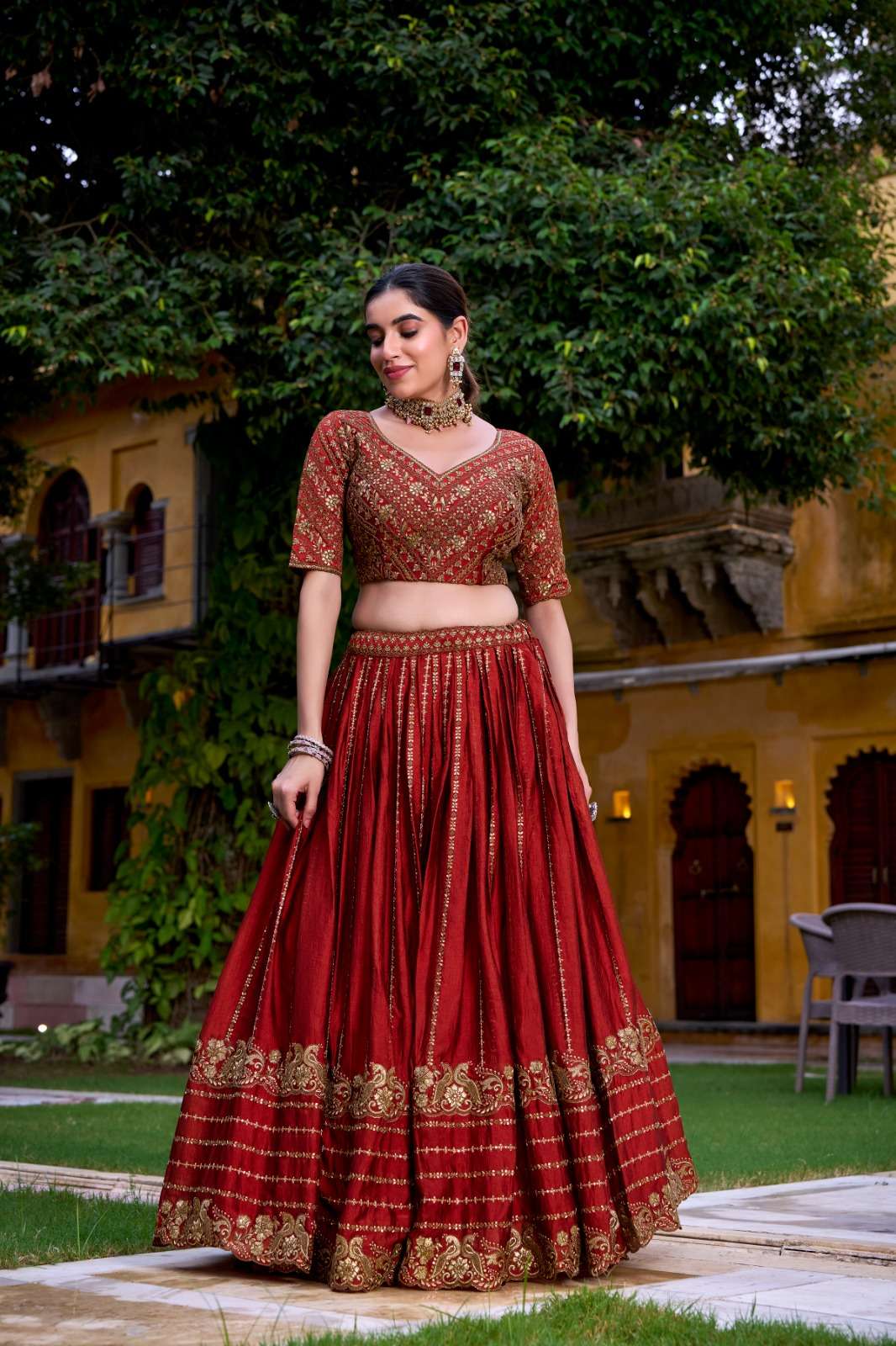 IKSHITA Rangoli Silk Lehenga Collection manufacturer Surat 
