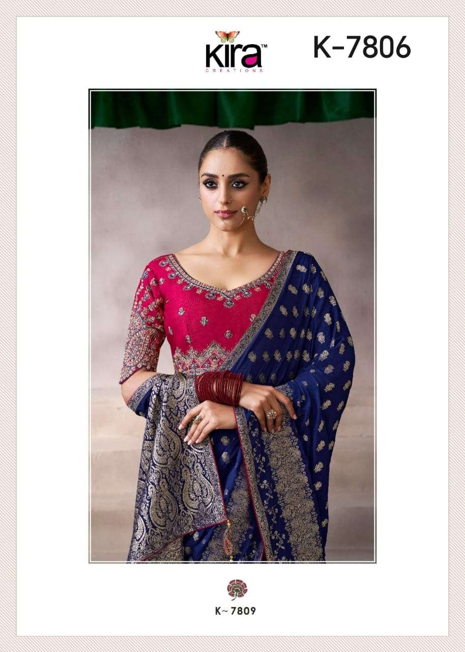 Kamala Silk by Kira saree collection manufacturer Surat 