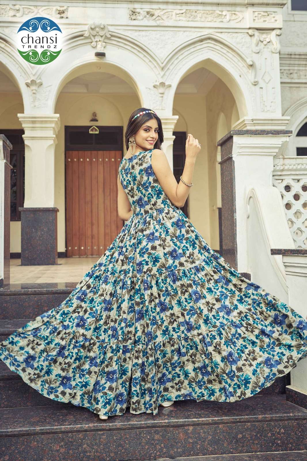 KANTI by Chansi Trendz Gown collection manufacturer Surat 