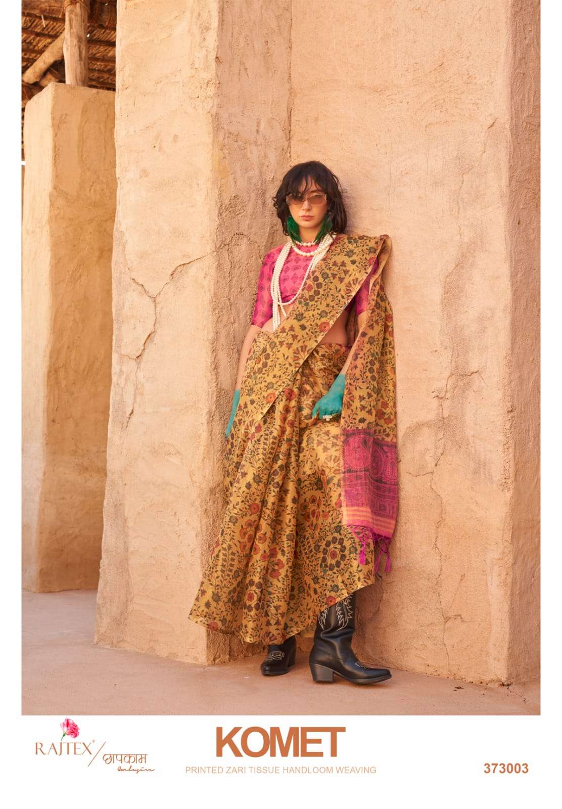 KOMET by rajtax saree collection manufacturer Surat 