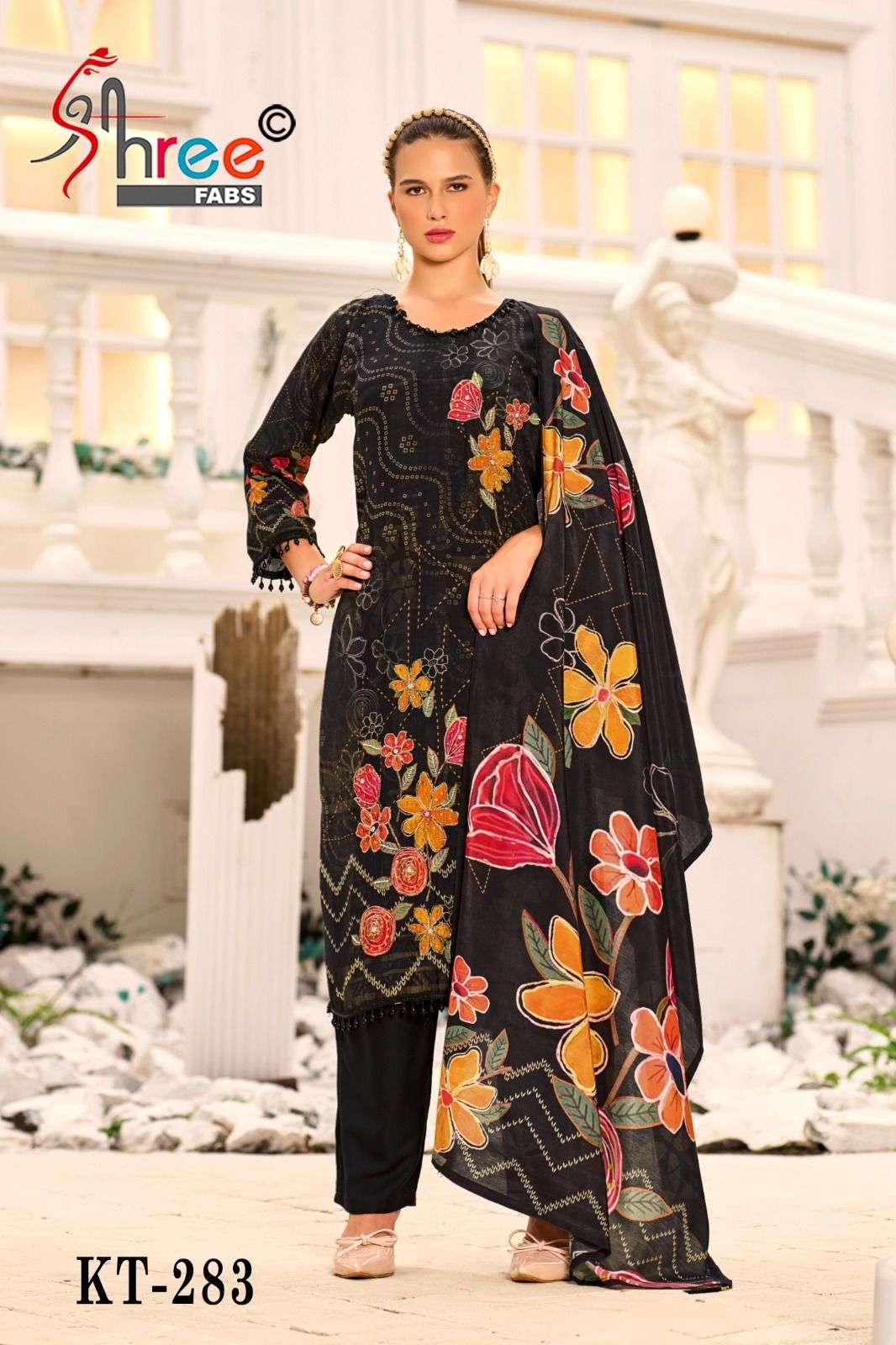 KT  283 by shree fab suit collection manufacturer Surat 