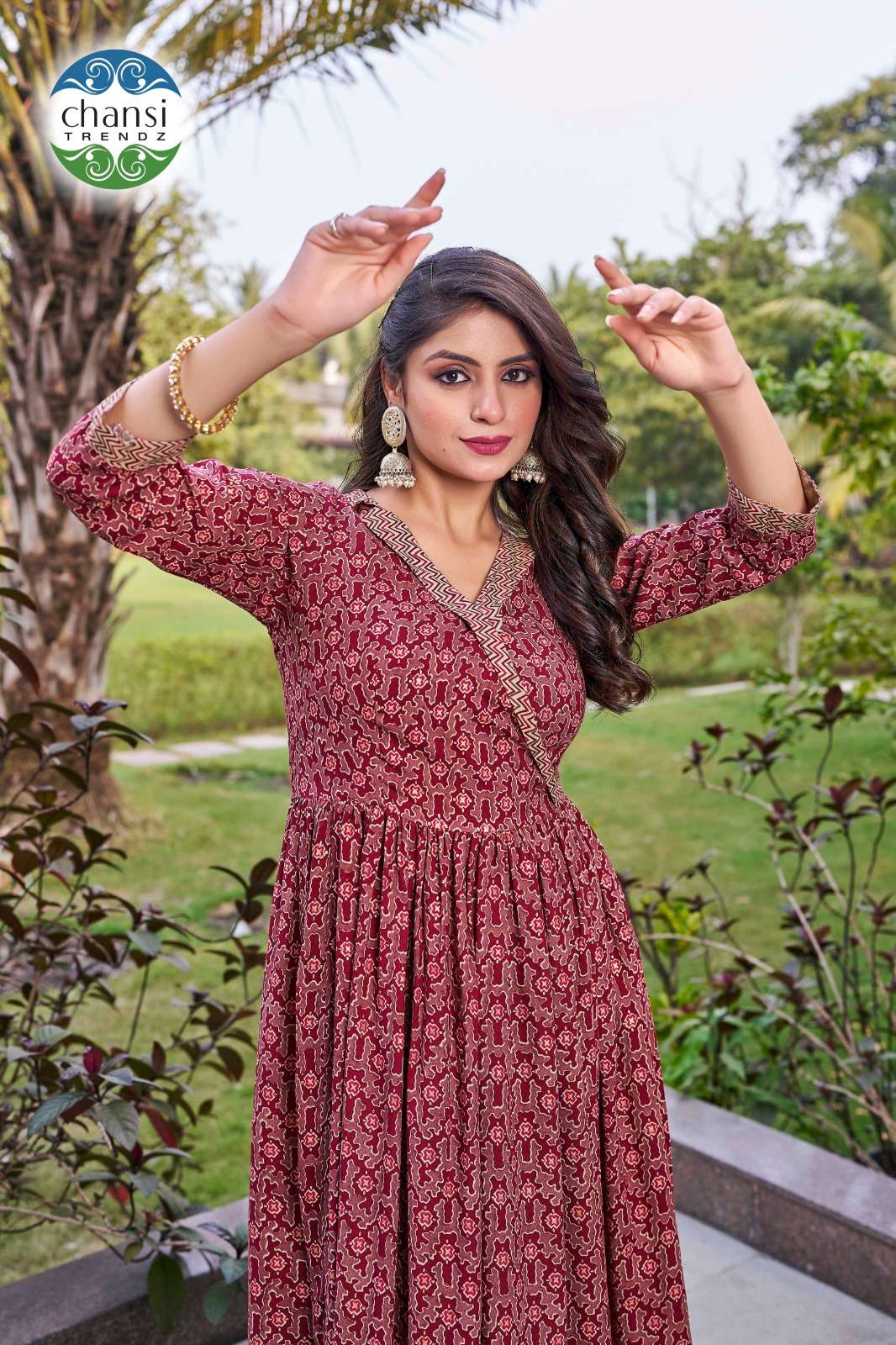 LAKSMIPUSHP by Chansi Trendz kurti collection manufacturer Surat 