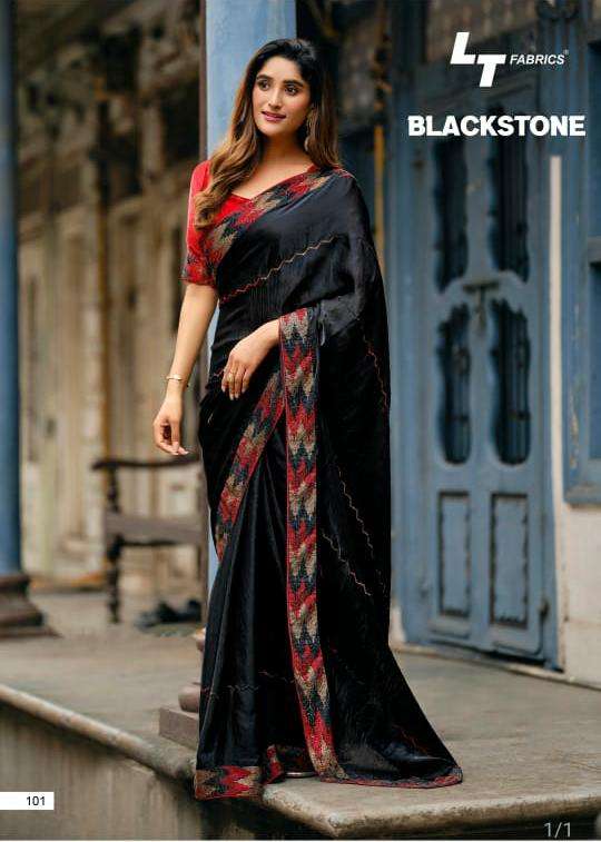 LT FASHION PVT LTD by  BLACK STONE saree collection manufacturer Surat      