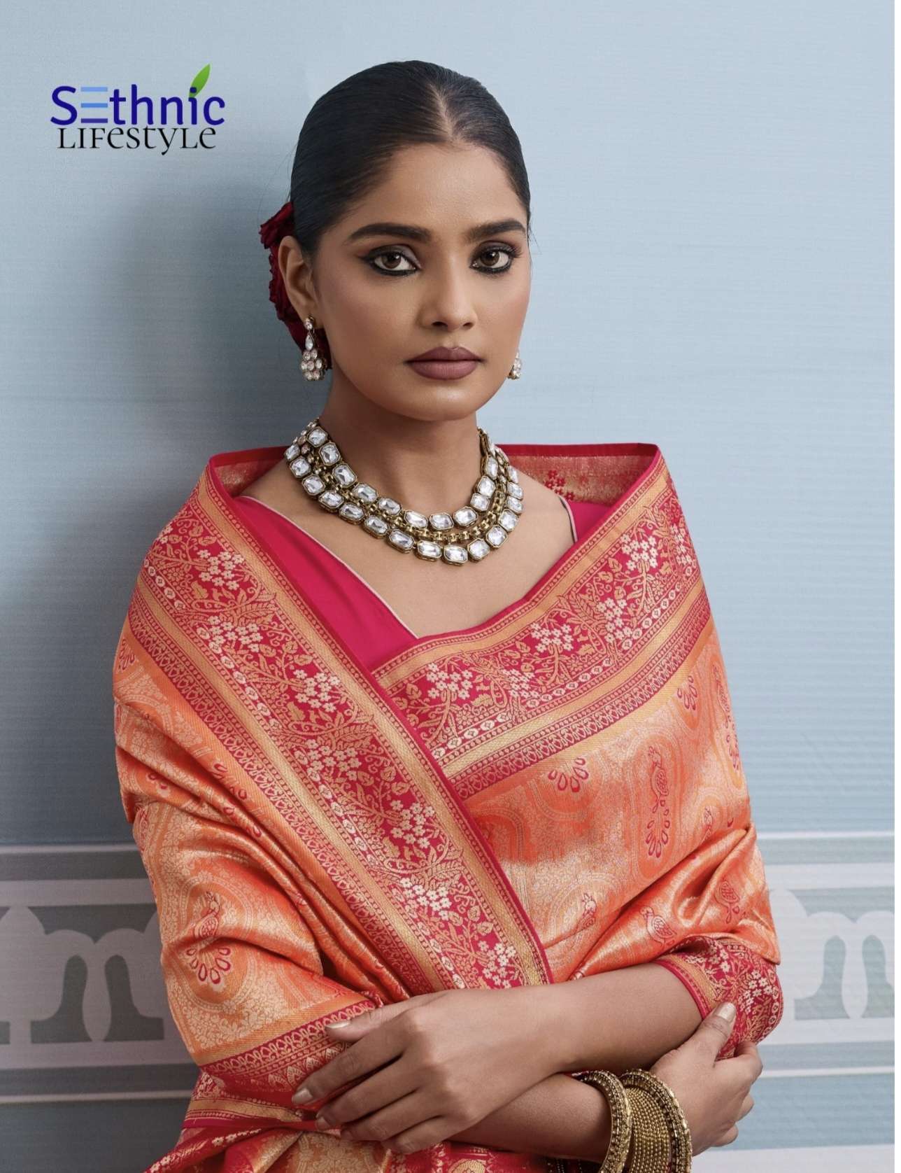 MANORATHA by Sethnic Lifestyle Kanjivaram Soft Silk saree collection manufacturer Surat 