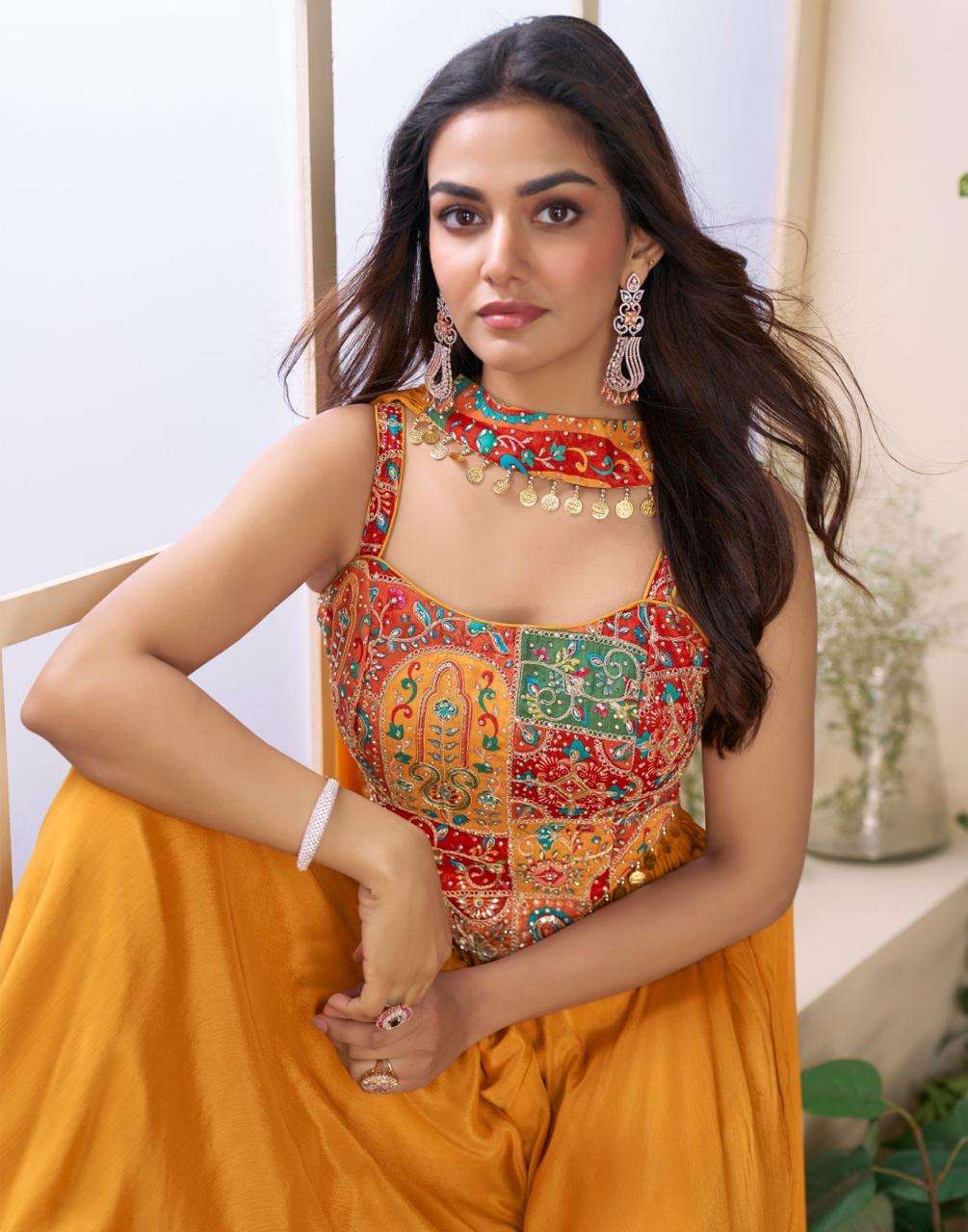 MOON by SAYURI DESIGNER Palazzo suit collection manufacturer Surat 