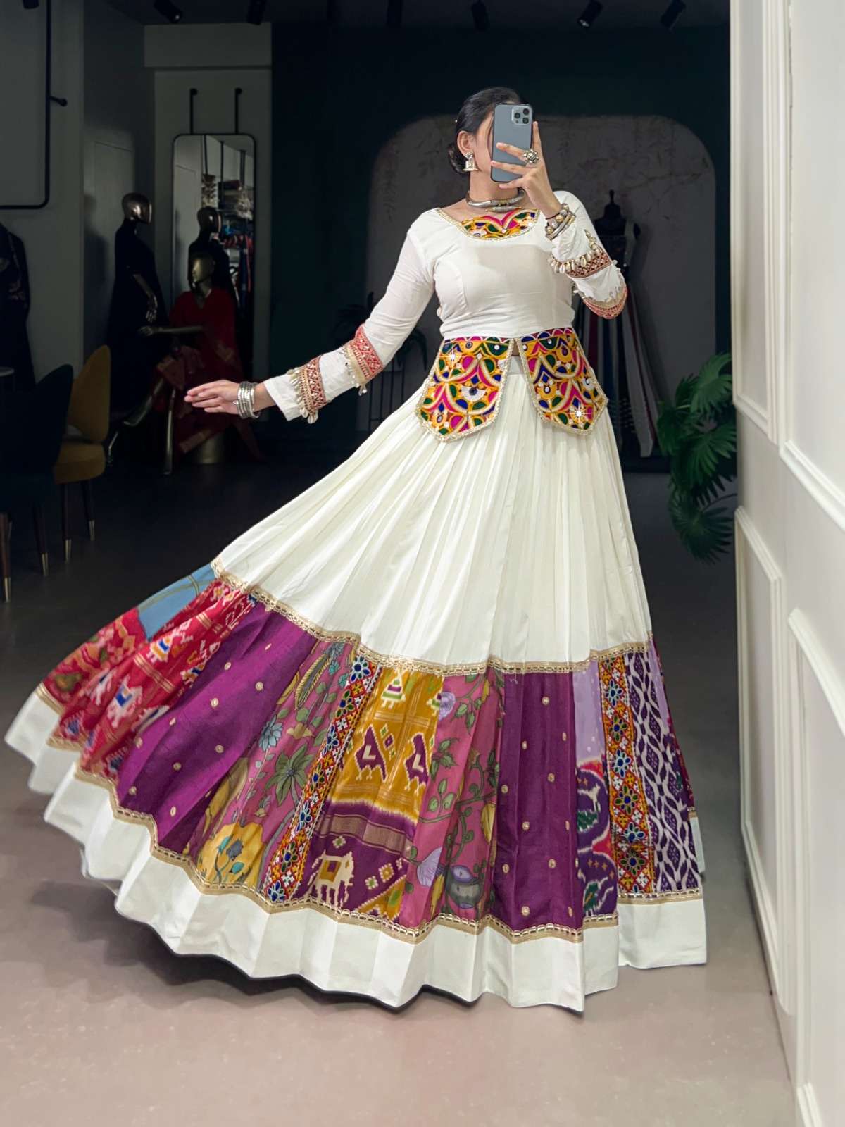 Navratri Collection Pure rayon lehenga choli collection manufacturer Surat 
