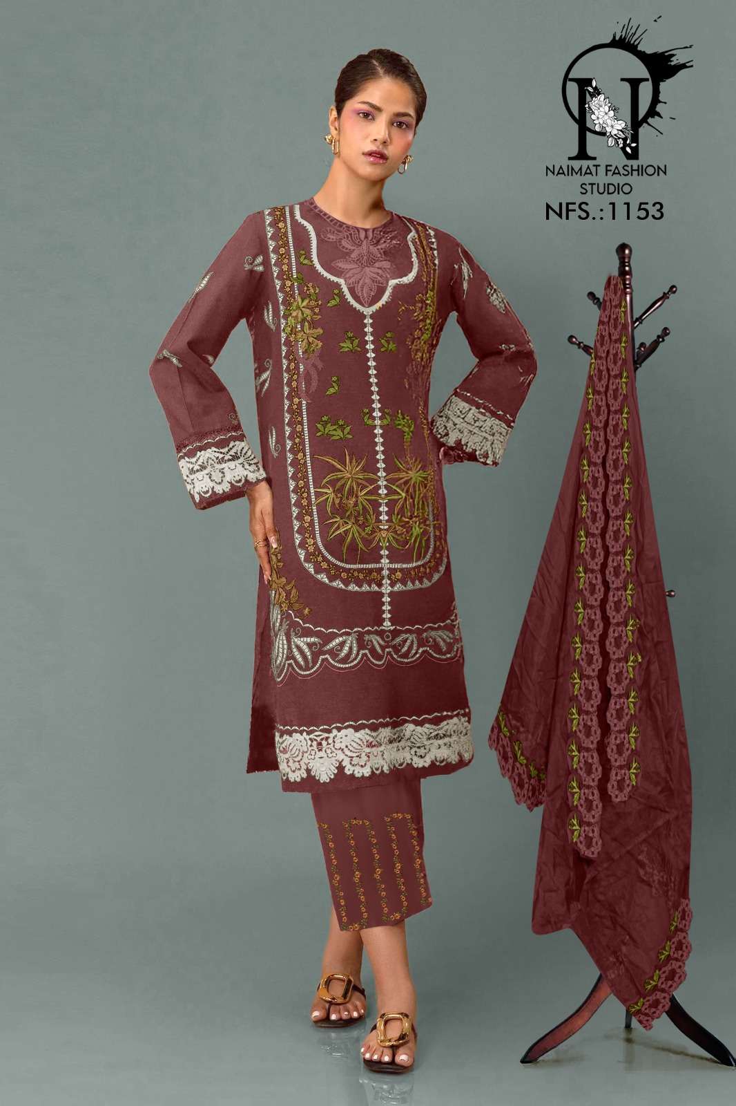 NFS 1153 by Naimat Fashoin Studio kurti collection manufacturer Surat 