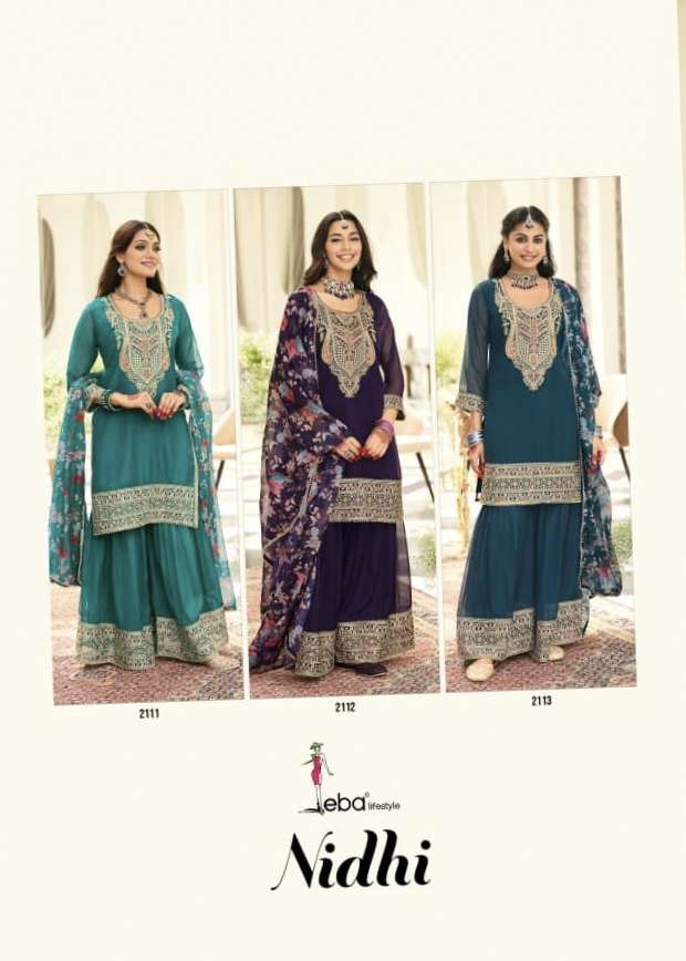 Nidhi 1 by eba lifestyle suit collection manufacturer Surat 