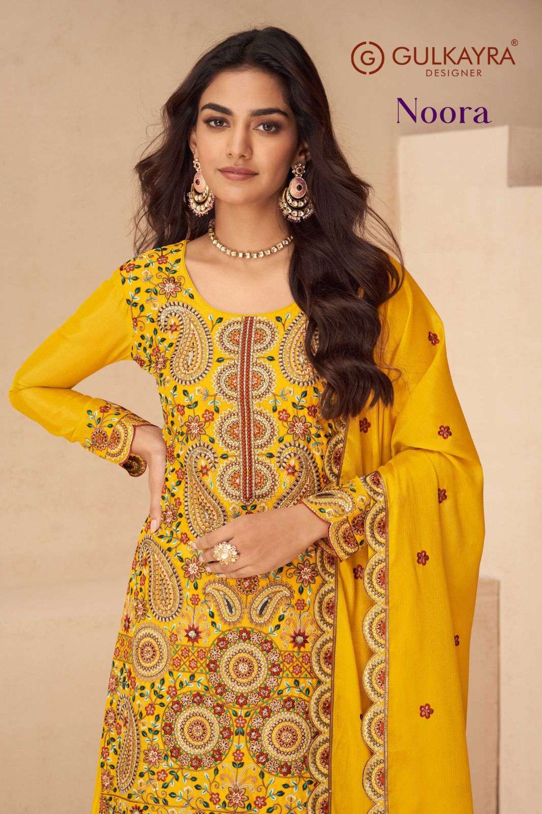 NOORA by Gulkayra Designer suit collection manufacturer Surat 