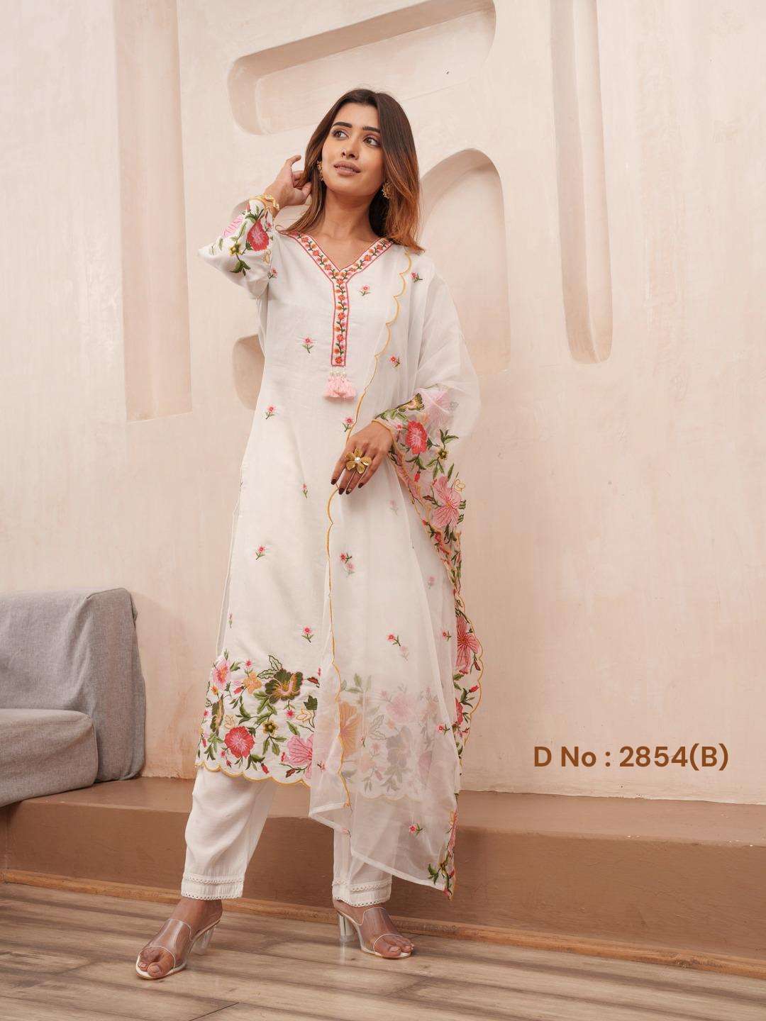 Outfit Kurti Pant with Dupatta Set collection manufacturer Surat 