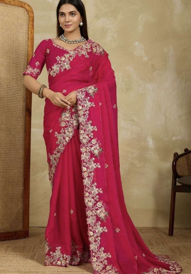 Party Wear Soft Chiffon Saree Collection manufacturer Surat 