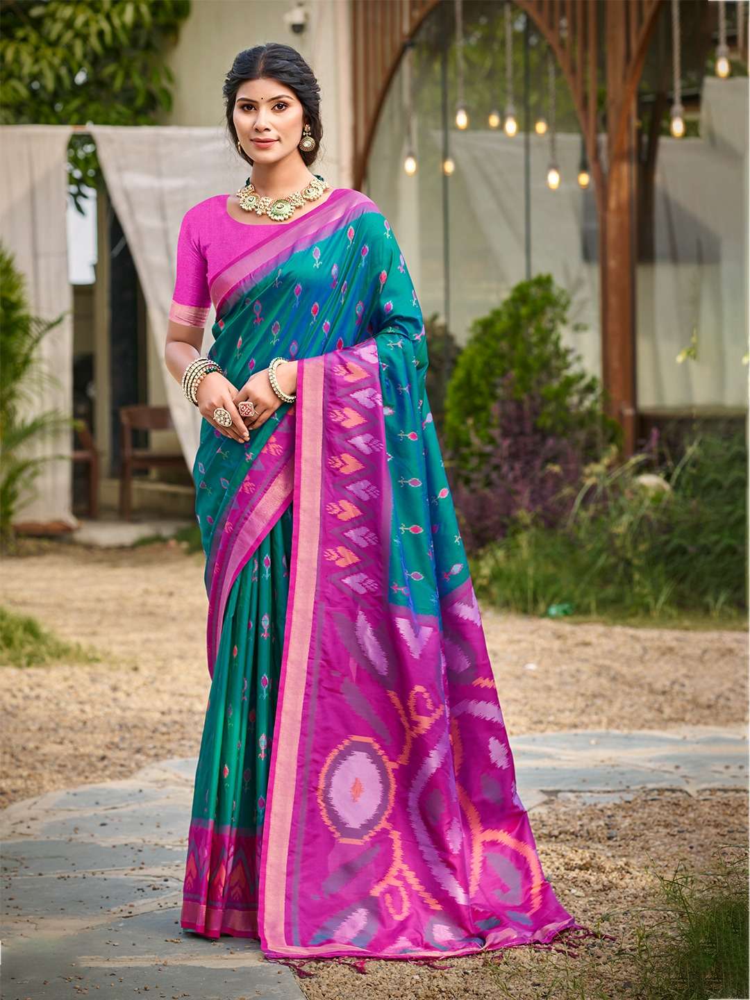 Pochampalli 11 by Bunawat SILK saree collection manufacturer Surat 