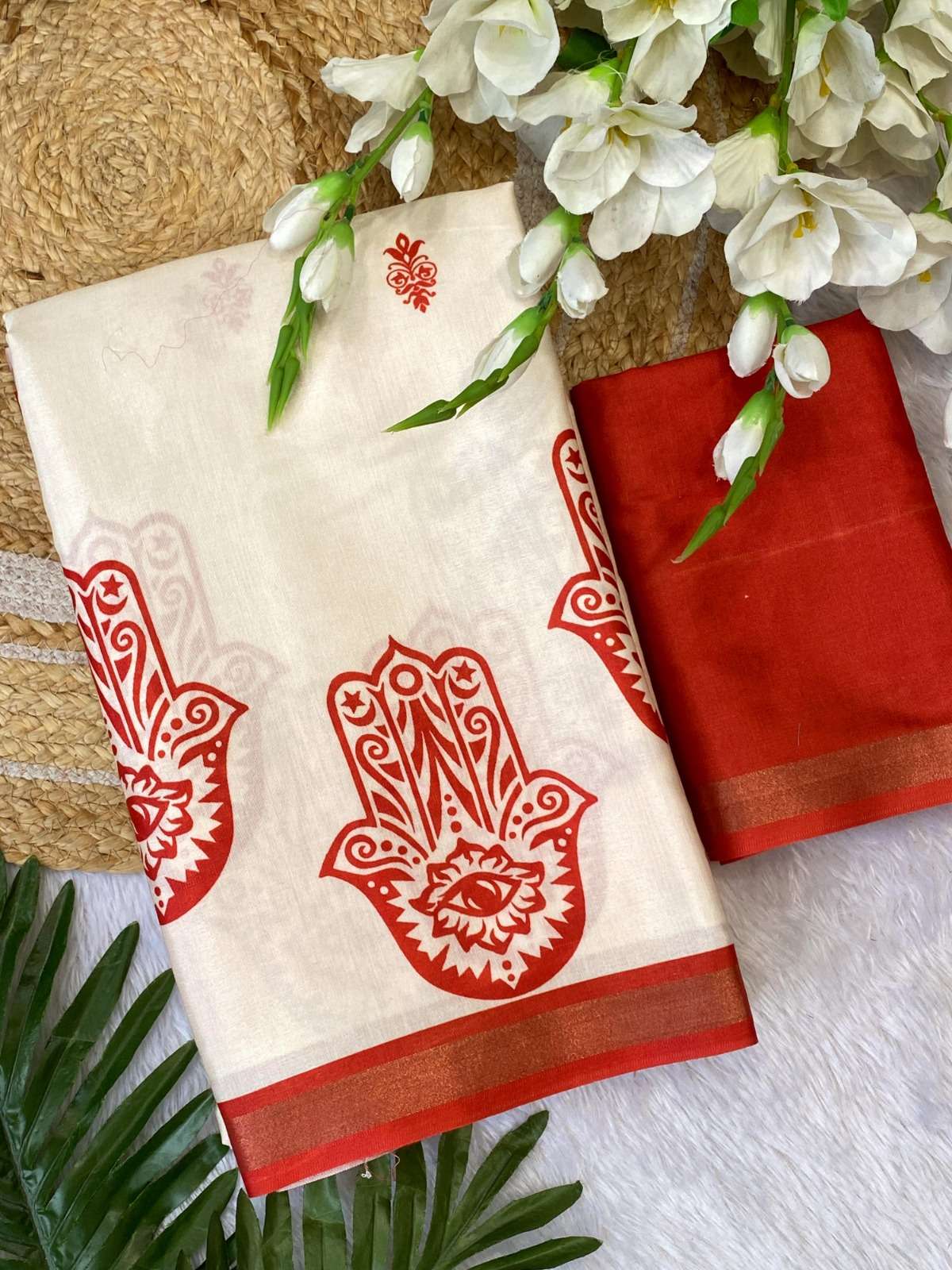 Pooja Cotton saree collection manufacturer Surat 