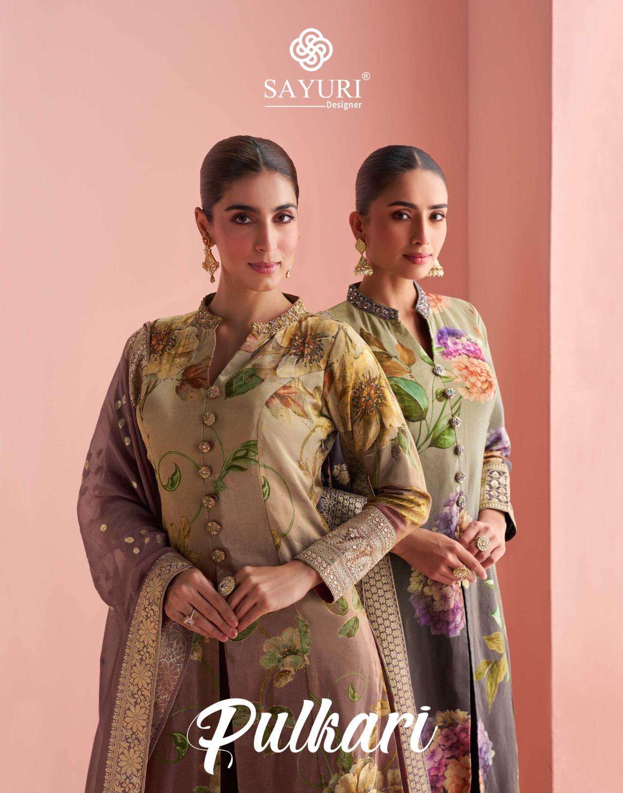 PULKARI  by SAYURI DESIGNER suit collection manufacturer Surat 