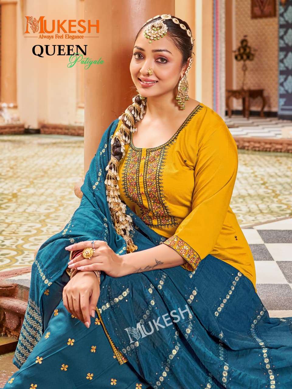QUEEN PATIYALA  KURTI  PATIYALA  DUPATTA Collection manufacturer Surat 