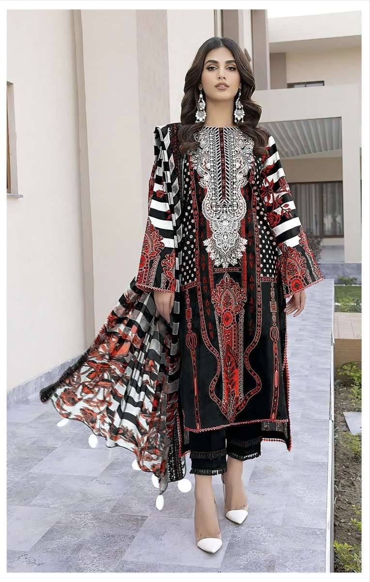 Rubina vol 1 D No AZ 1220 1220 A 1220 B 1220 C 1220 D by ALZOHAIB suit collection manufacturer Surat...