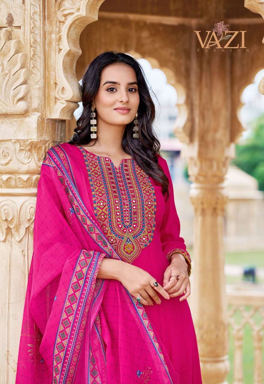 SABOORI by VAZI FASHION kurti collection manufacturer Surat 