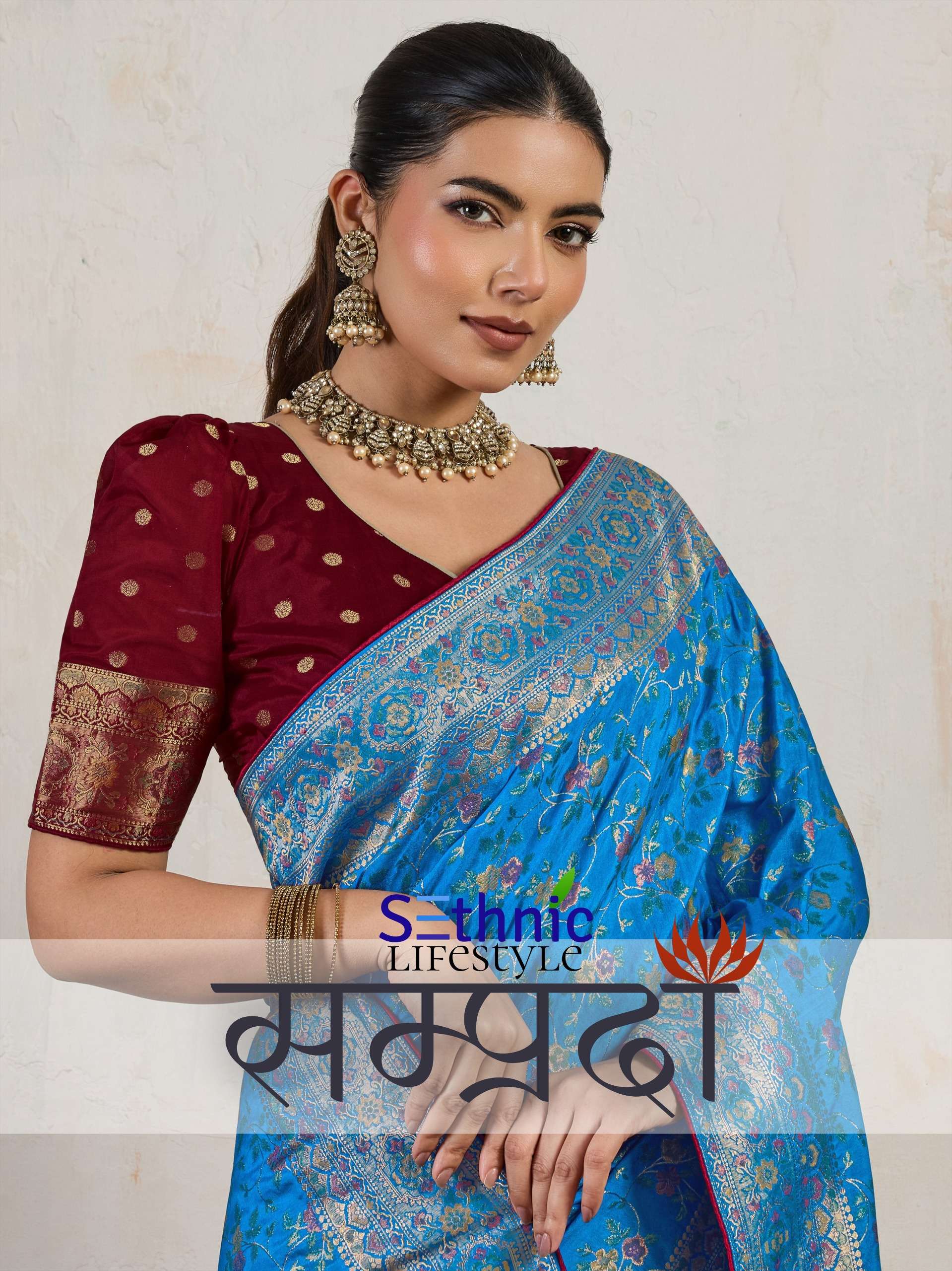 Samprada by Sethnic Lifestyle saree collection manufacturer Surat 