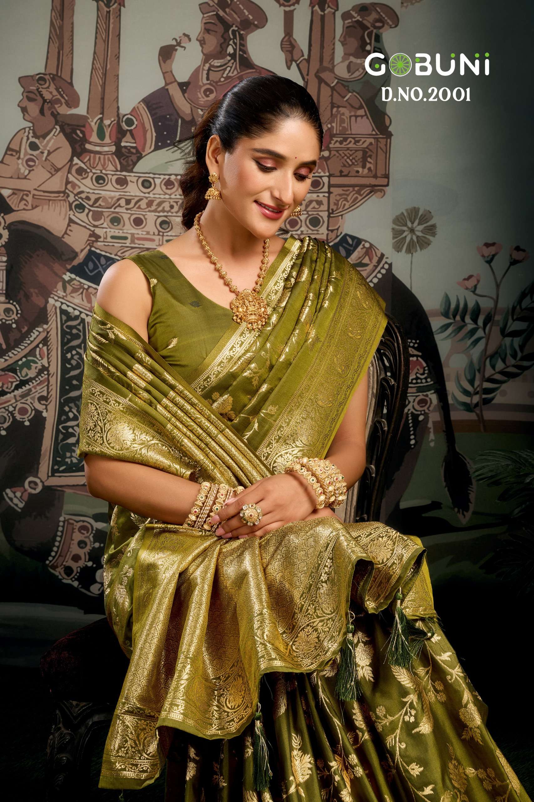 Sanskruti Series 2001 To  2004 by Gobuni saree collection manufacturer Surat