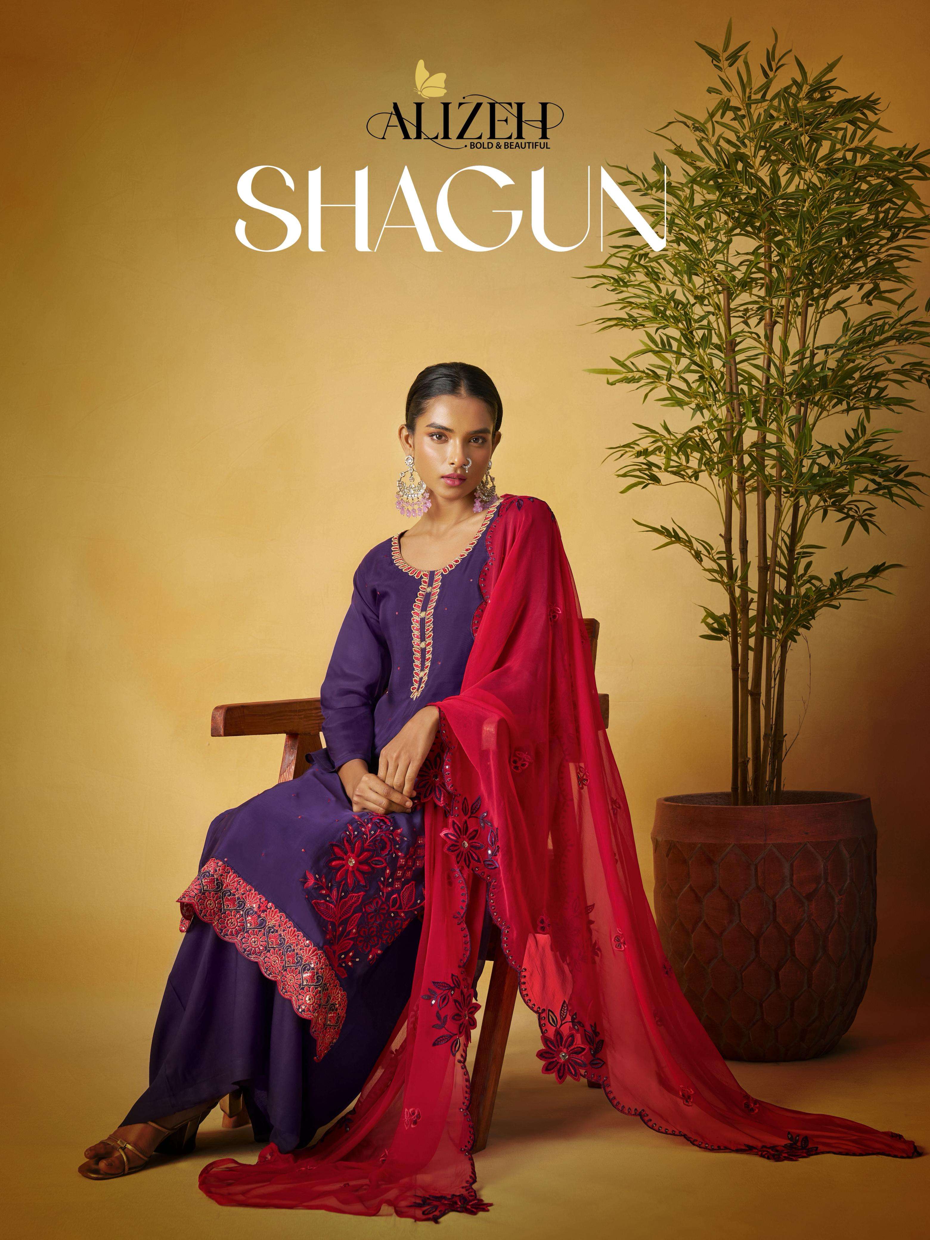 SHAGUN 1 by Alizeh suit collection manufacturer Surat 