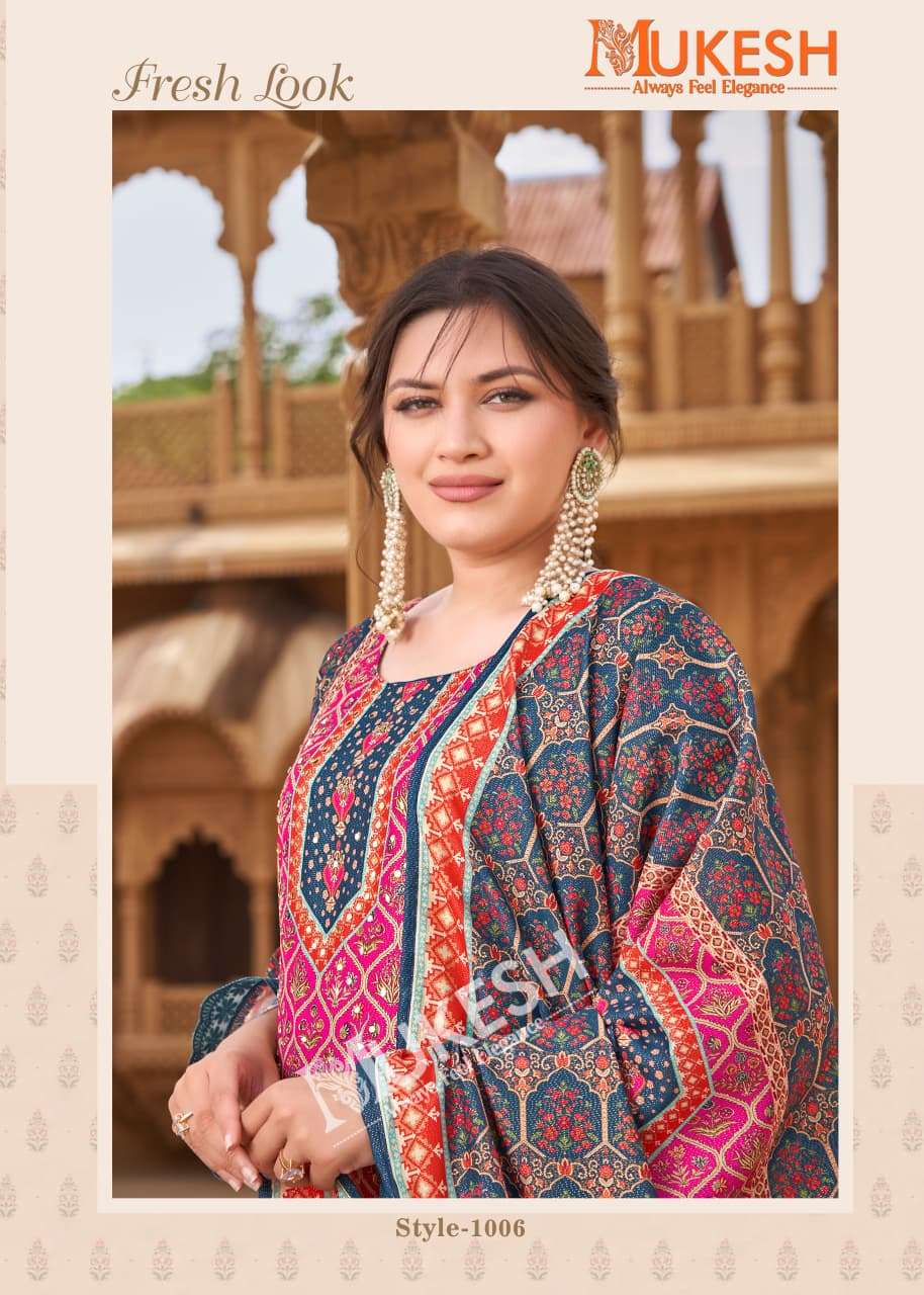 SHIBRA by mukesh READYMADE PAKISTANI SUIT collection manufacturer Surat 