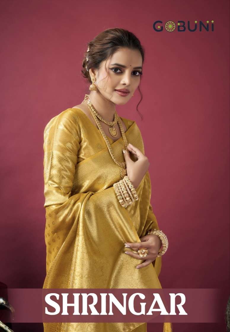 Shringar by Gobuni Tissue Silk Saree Collection manufacturer Surat 