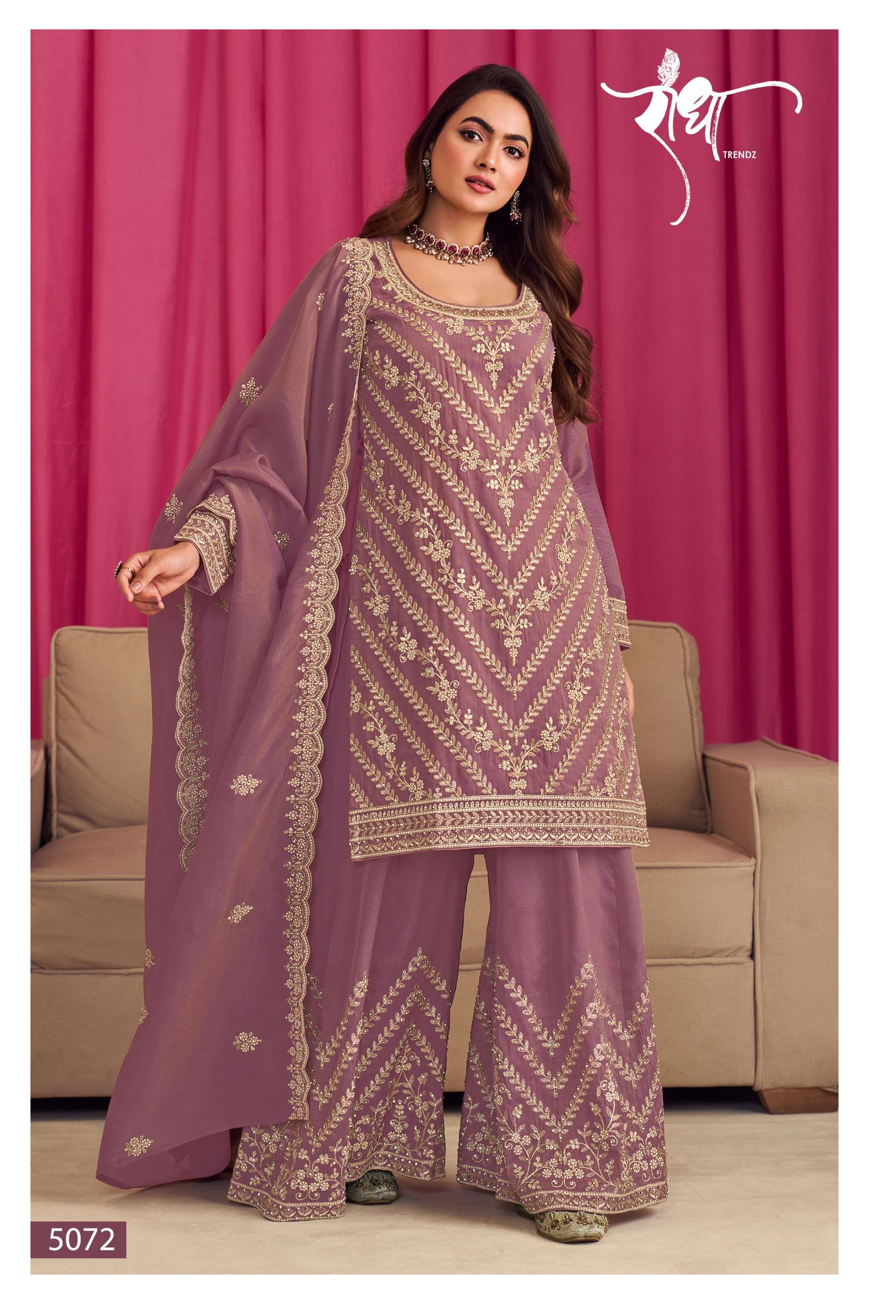 SINDOOR by RADHA trendz SIMAR SILK suit collection manufacturer Surat 