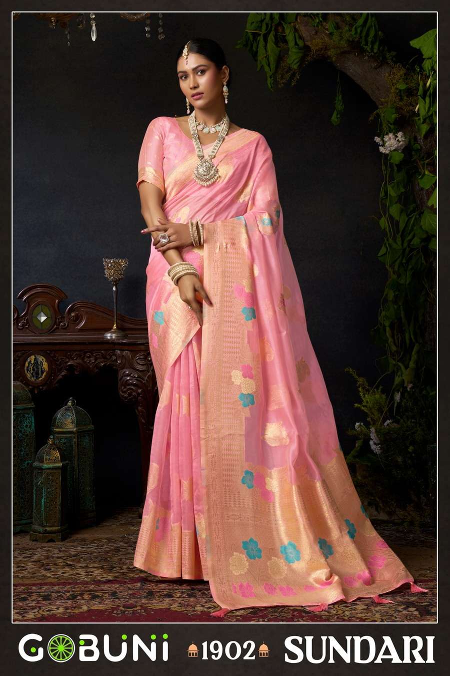 Sundari Vol 1 Series 1901 to 1904 By Gobuni saree collection manufacturer Surat 