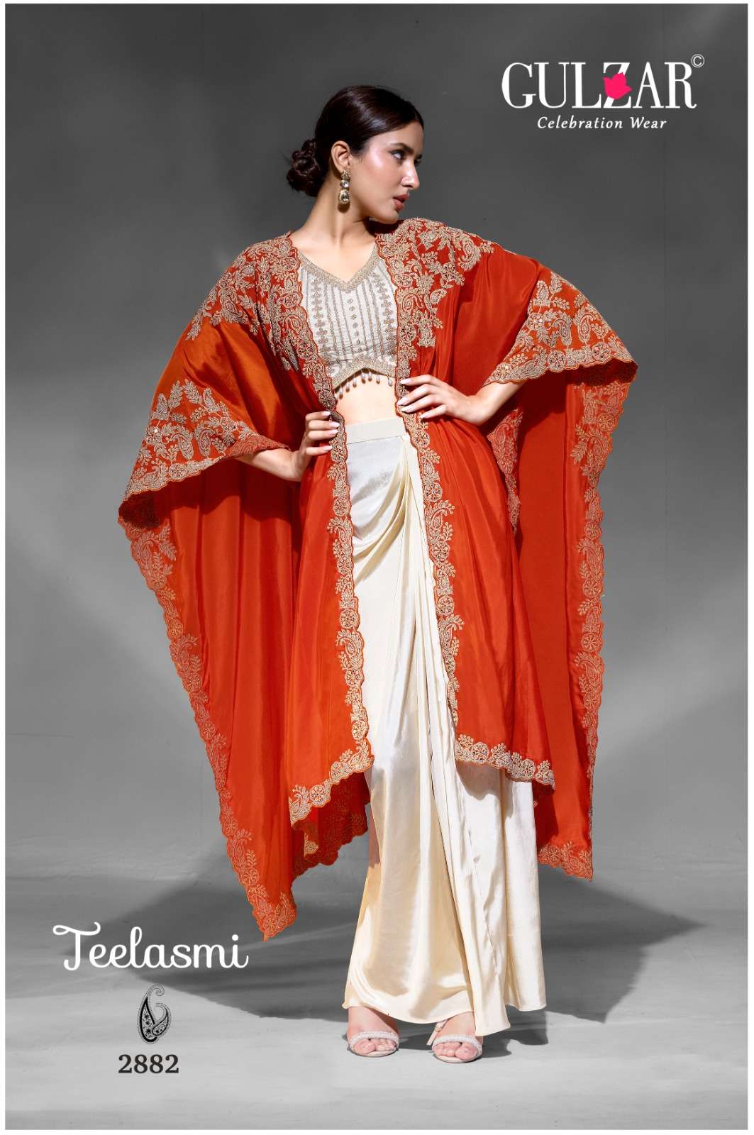 Teelasmi D no 2881 2883 by Gulzar Suit collection manufacturer Surat 