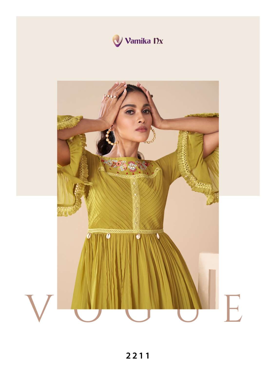 TUNIC VOL 2 by vamika nx kurti collection manufacturer Surat 