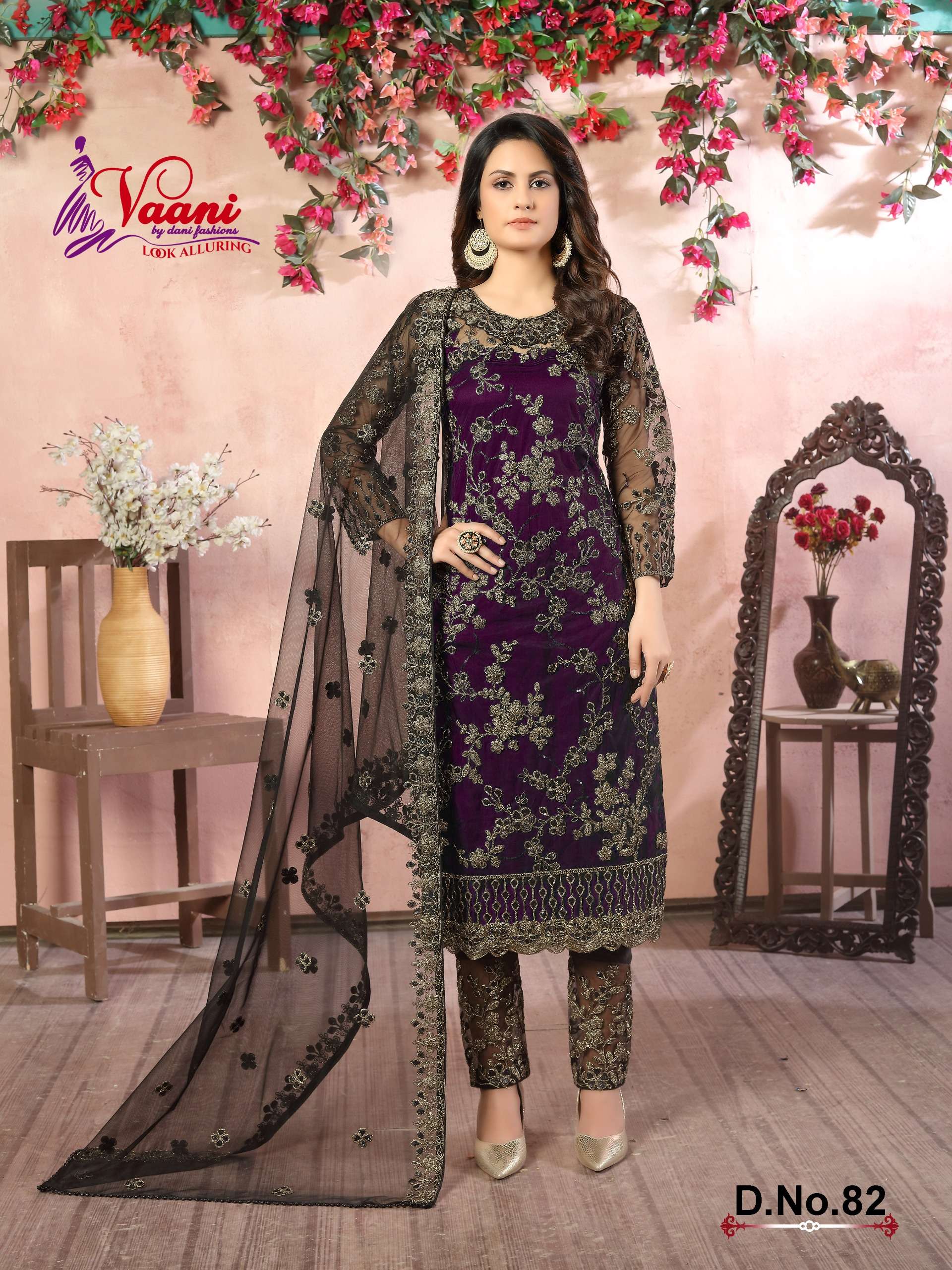 Vaani Vol 8 by Dani fashion Suit collection manufacturer Surat 