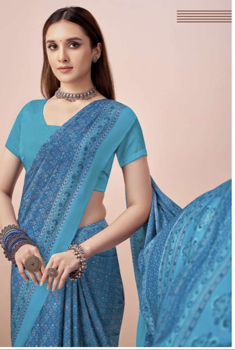 VIVANTA SILK VOL 45 SERIES 42501A TO 42505B 42501A by RUCHI saree collection manufacturer Surat