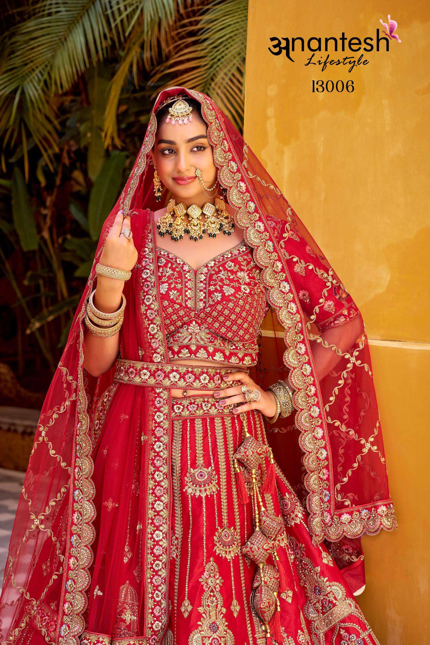 WEDDING BRIDE VOL 3 Series 13006 to 13010  By ANANTESH LIFESTYLE  Lehenga collection manufacturer Su...