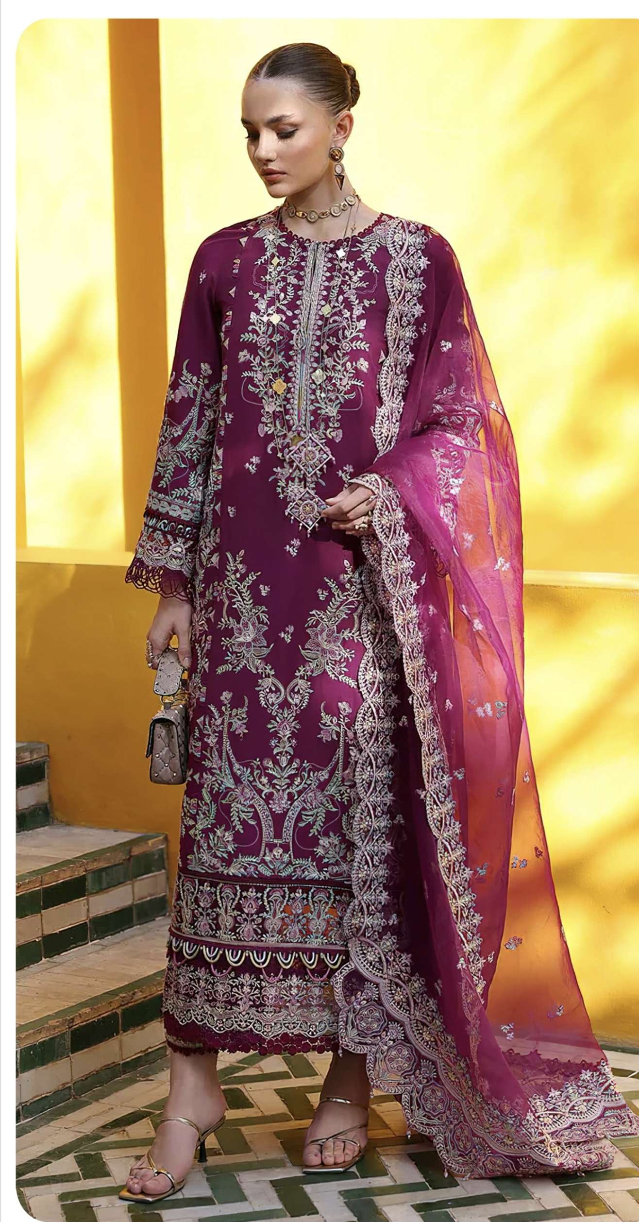 ANAYA VOL 4 DNO 1119 1120 1121 by  SAJIDA suit collection manufacturer Surat 