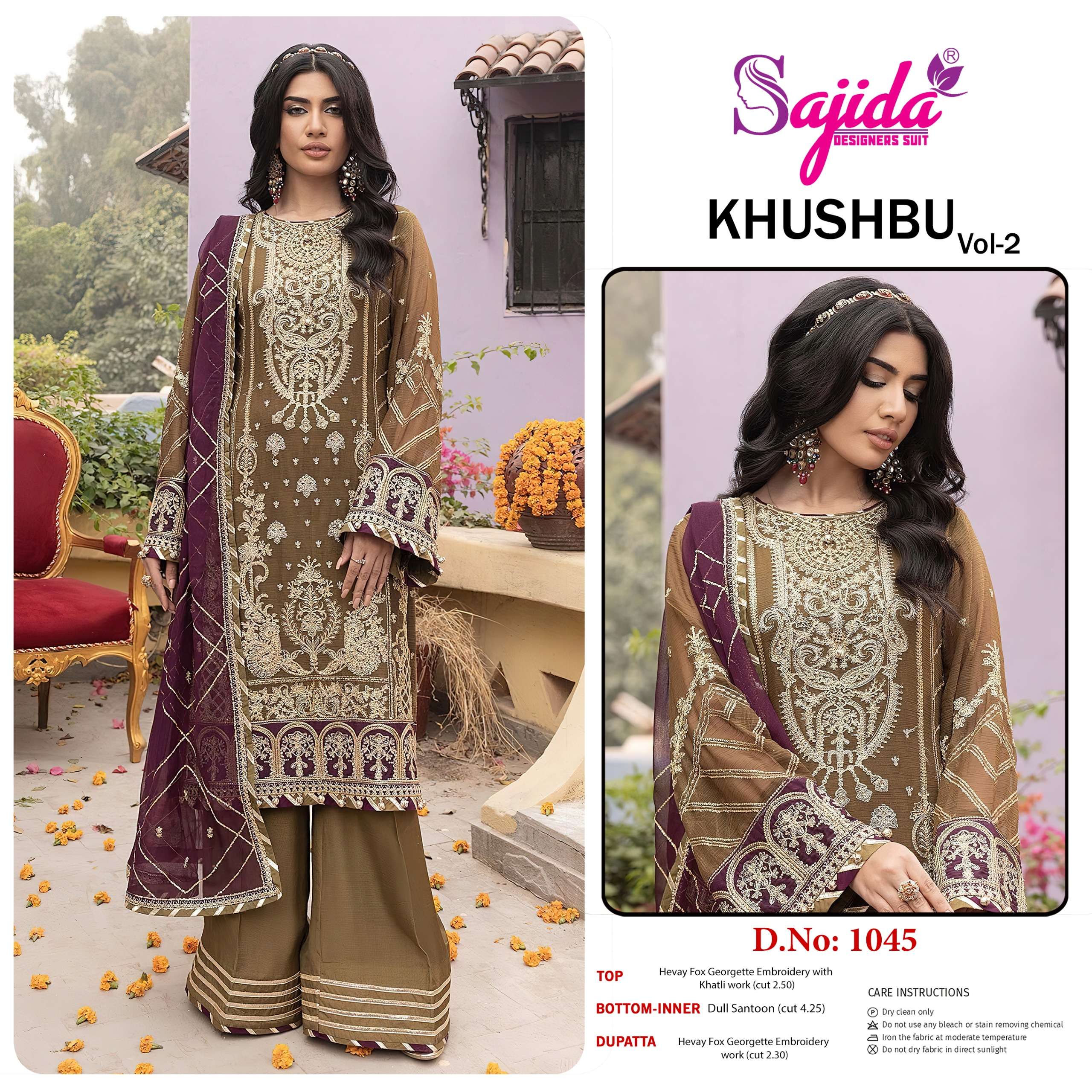by  SAJIDA DESIGNER SUIT collection manufacturer Surat 