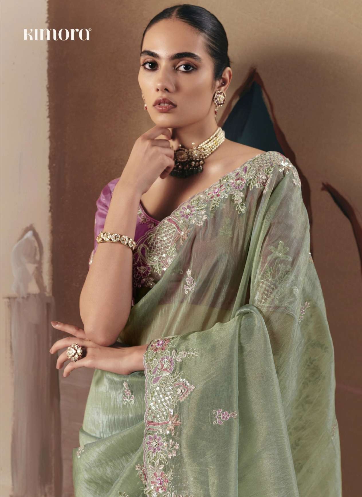 Ceremony 1 Series 5501 To 5511 by Kimora saree collection manufacturer Surat 