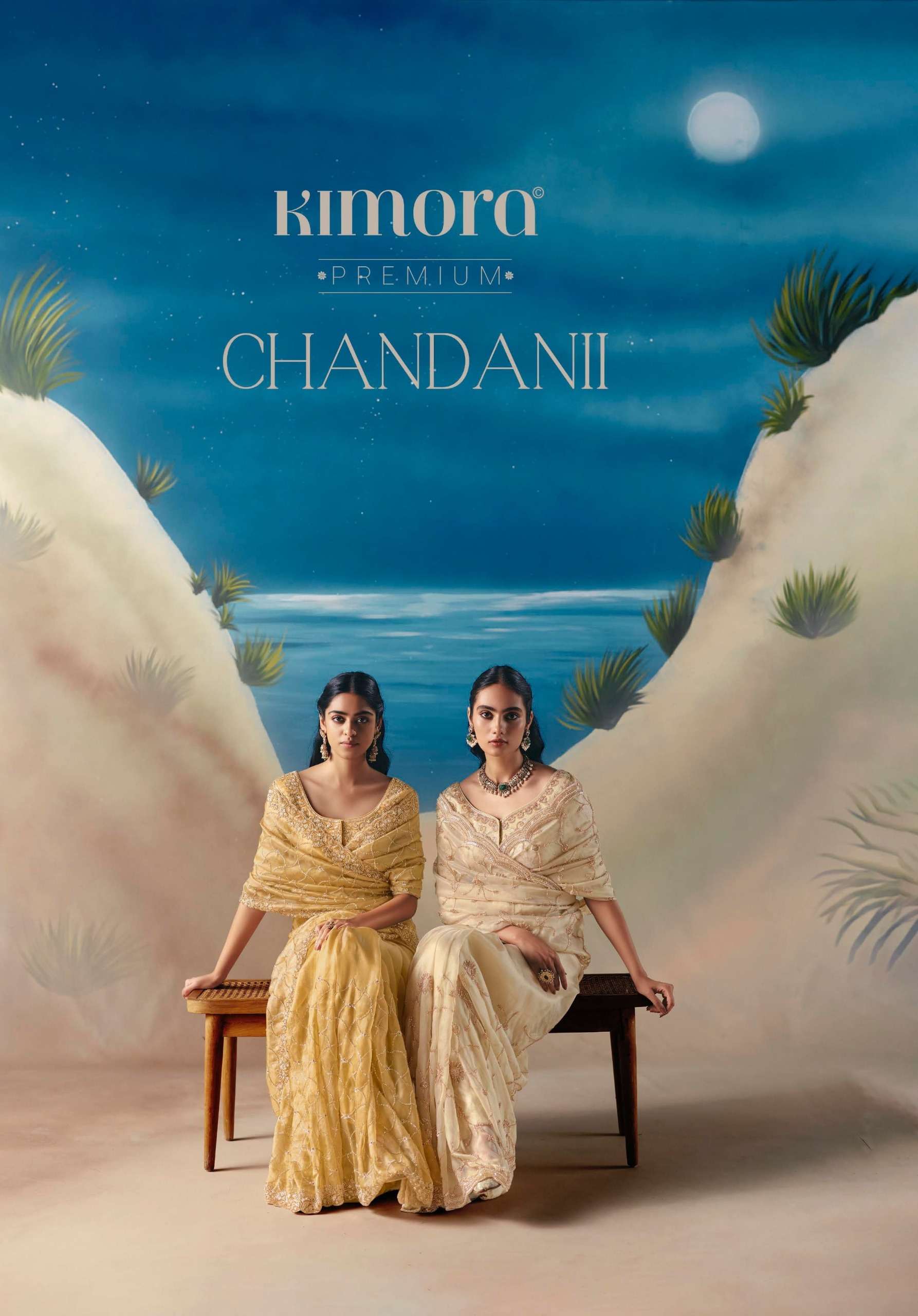 Chandani by Kimora saree collection manufacturer Surat 