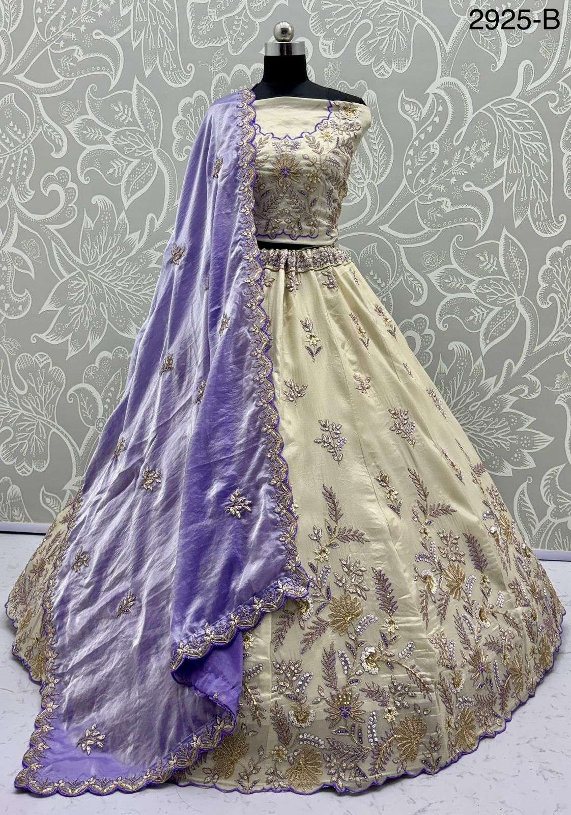 Code  2925 Lehenga Choli with dupatta collection manufacturer Surat 