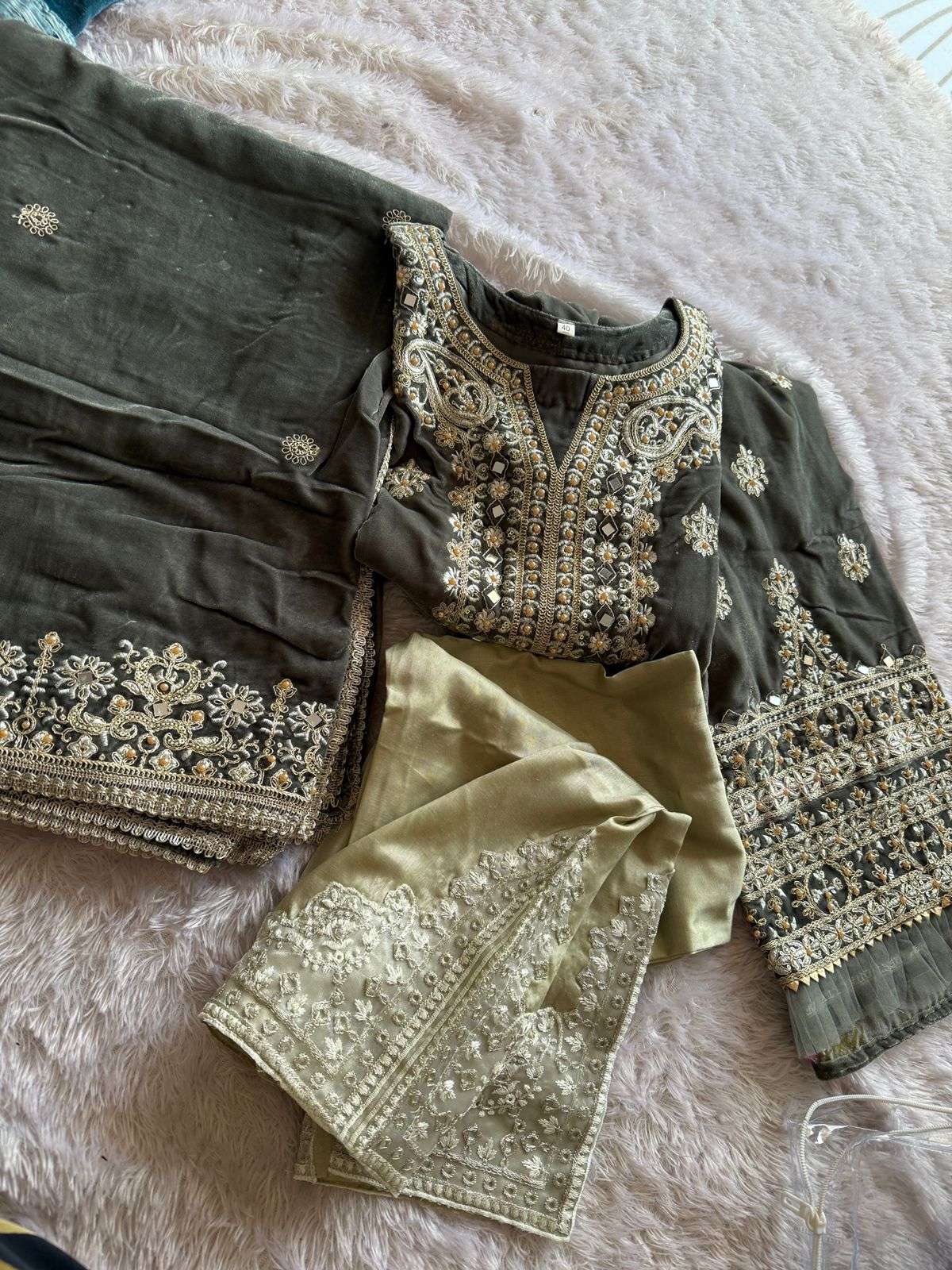 code 378 by Ziaaz Designs  Suit collection manufacturer Surat 