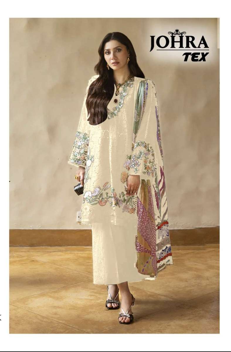 D NO JT 176 E by JOHRA TEX CAMBRIC COTTON suit collection manufacturer Surat 